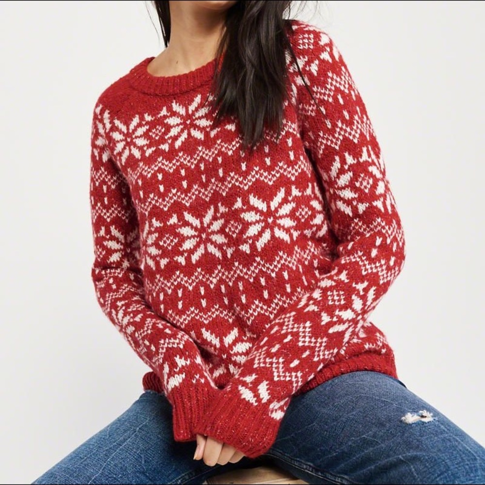 Abercrombie Christmas Sweater